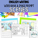 Scene Variety Writing Picture Prompts With Word Bank