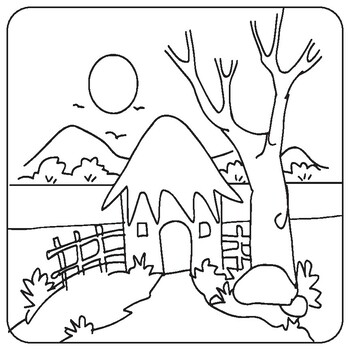Scenery Drawing, Painting and Coloring for Kids & Toddlers