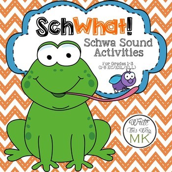 Preview of SchWhat: Schwa Sound Activities