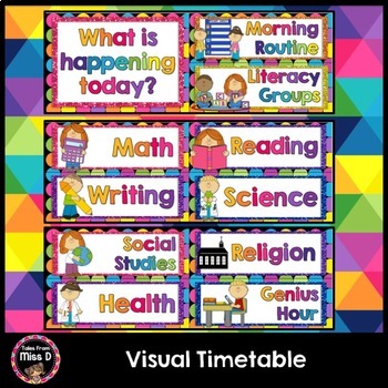 Preview of Visual Timetable