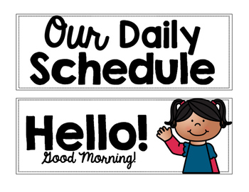 Schedule Cards: For Little Learners! by Fun in 401 | TPT