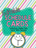 Schedule Cards-Chevron & Polka Dot