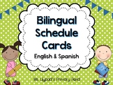 Bilingual Schedule Cards (English and Spanish)
