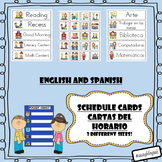 Schedule Cards / Horario bundle