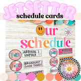 Schedule Cards // Jetsetter✈️ // Palm Springs Themed Class