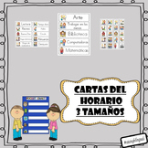 Schedule Cards (Spanish)