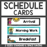 Schedule Cards Teal and Black Classroom Decor