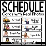 Classroom Schedule Cards with Real Photos