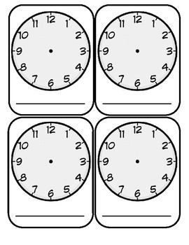 free daily schedule clock clipart for teachers
