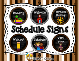 Schedule Signs (Neutrals)