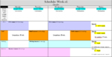 Schedule Template: Online Learning