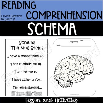 Preview of Schema Activities - Reading Comprehension - Grades 1 - 8