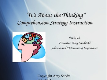 Preview of Comprehension Strategies: Schema & Determining Importance