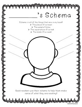 reading schema printable connections making lesson student mini subject