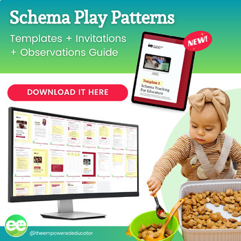Preview of Schema Play Guide + Templates For Early Years Teachers