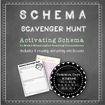 Preview of Schema Scavenger Hunt- Activating Schema to Make Meaningful Reading Connections