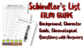 Schindler's List Movie Guide - 22 questions, character gui