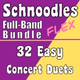 Schnoodles 32 Easy Digital Flex Duets for Band: Full Band Bundle