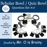 Scholar Bowl / Quiz Bowl Question Set #17