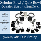 Scholar Bowl / Quiz Bowl Question Sets 1 - 5: Bundle #1
