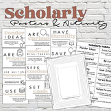 Scholarly Habits (Posters + Activity)
