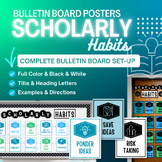 Back-to-School Scholarly Habits Posters, Bulletin Board & 