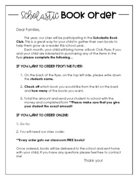 Book Club Letter Worksheets Teaching Resources Tpt