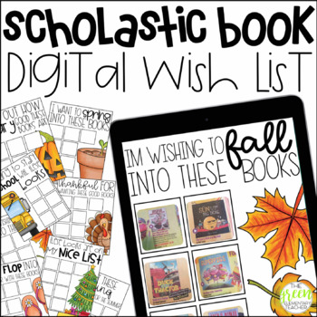 Preview of Scholastic Book Digital Wish Lists (FOR THE ENTIRE YEAR!)