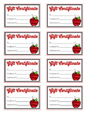 Scholastic Gift Certificate Worksheets Teaching Resources Tpt