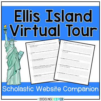 Preview of Scholastic Ellis Island Virtual Tour Website Guide