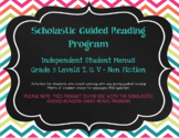 Scholastic Guided Reading Short Reads Nonfiction Menu 5th 