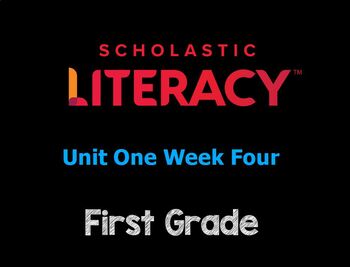 Preview of Scholastic Literacy Unit 1 Week 4 "My Family & Me" Flipchart First Grade