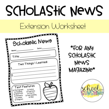 Simplified Worksheets - News Magazine