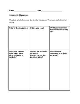 Make your own Scholastic News by Colleen Fischer's store