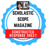 Scholastic Scope Response Sheet