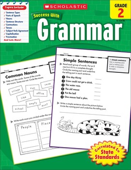 Preview of Scholastic Success with Grammar Grade 2