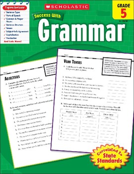 Preview of Scholastic Success with Grammar Grade 5