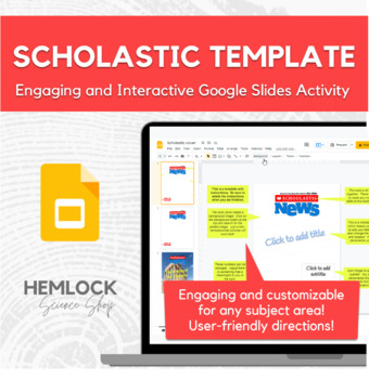 Preview of Scholastic Template - Engaging & Interactivity Activity | Google Slides