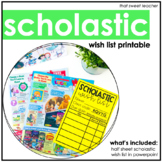 Scholastic Wish List | Freebie