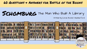 Preview of Schomburg (Weatherford) Battle of the Books Prep