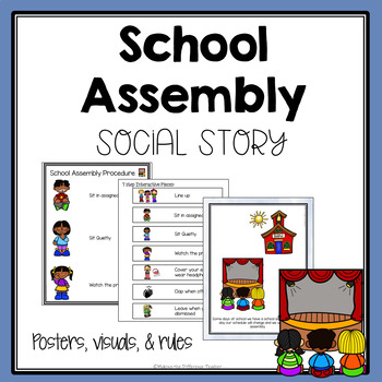 School Assembly Social Story by Making the Difference Teacher | TPT