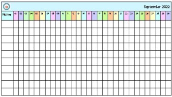 School Attendance 2022-2023! By Learningcorner 