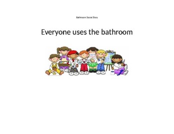 Preview of School Bathroom Social Story