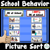 School Behavior Picture Sort for Special Education