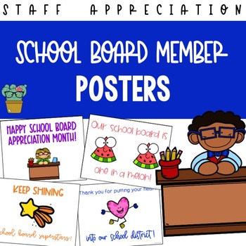 Preview of School Board Member Appreciation Posters