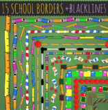 School Borders - Back to School Themes - 15 School Supplie