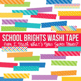 School Brights Washi Tape Pack