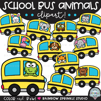 Funny Bus PNG Animals in the Bus Clipart Transportation -  Portugal