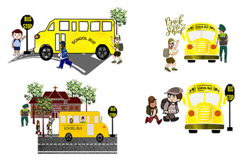 Preview of School Bus Clipart
