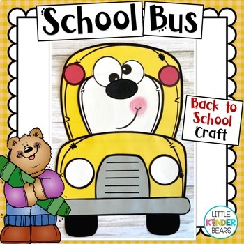 School Bus Craft For Kids - Made with HAPPY